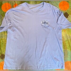Ron Jon Surf Shop Cocoa Beach, FL 2XL Mens Purple Periwinkle Graphic Logo Tshirt